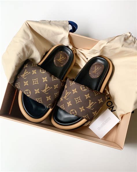 louis vuitton pillow slides price.